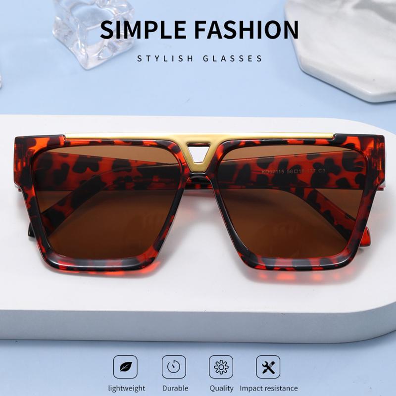 Trendy Women Sunglasses Personalized Fashion Retro Large Frame Sun Glasses European and American Leisure Vacation Beach Glasses
Trendy Women Sunglasses Personalized Fashion Retro Large Frame Sun Glasses European and American Leisure Vacation Beach Glasses