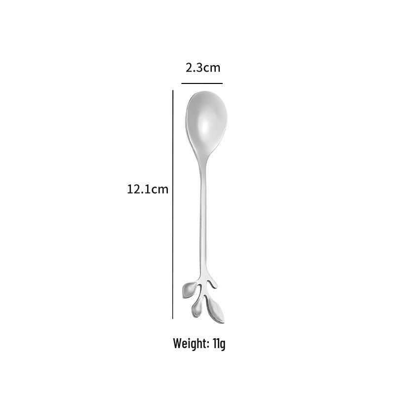 Набор из нержавеющей стали с вилкой и ложкой для кофе и десерта в виде листа Leaf Spoon серебряный
Набор из нержавеющей стали с вилкой и ложкой для кофе и десерта в виде листа Leaf Spoon серебряный