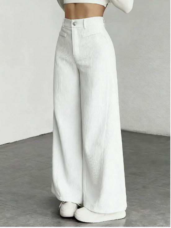 Autumn/Winter High-Waisted Wide-Leg Cargo Pants M білий
Autumn/Winter High-Waisted Wide-Leg Cargo Pants M білий