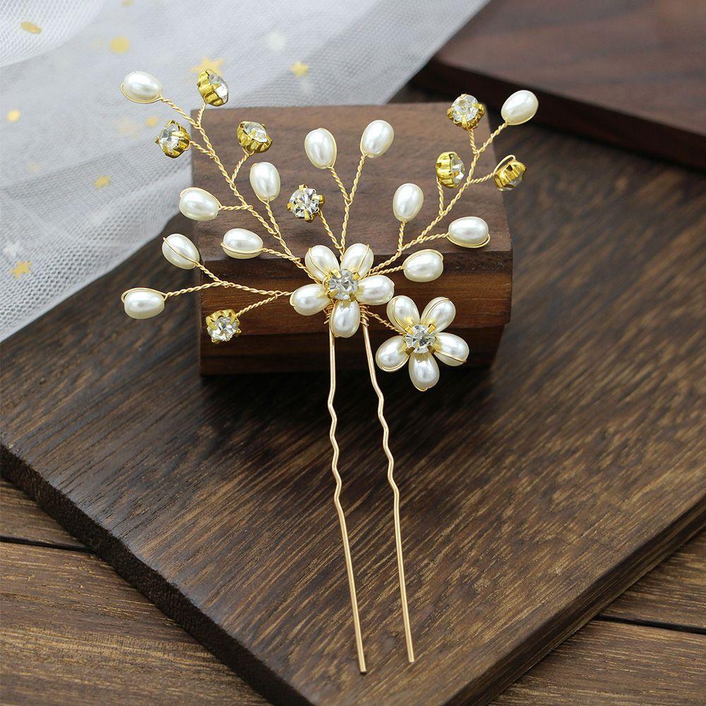 Pearl U-Shape Accessories Wedding Hair Jewelry Headdress Bride Hairpin Pearl Hairpin Hair Clip B
Pearl U-Shape Accessories Wedding Hair Jewelry Headdress Bride Hairpin Pearl Hairpin Hair Clip B
