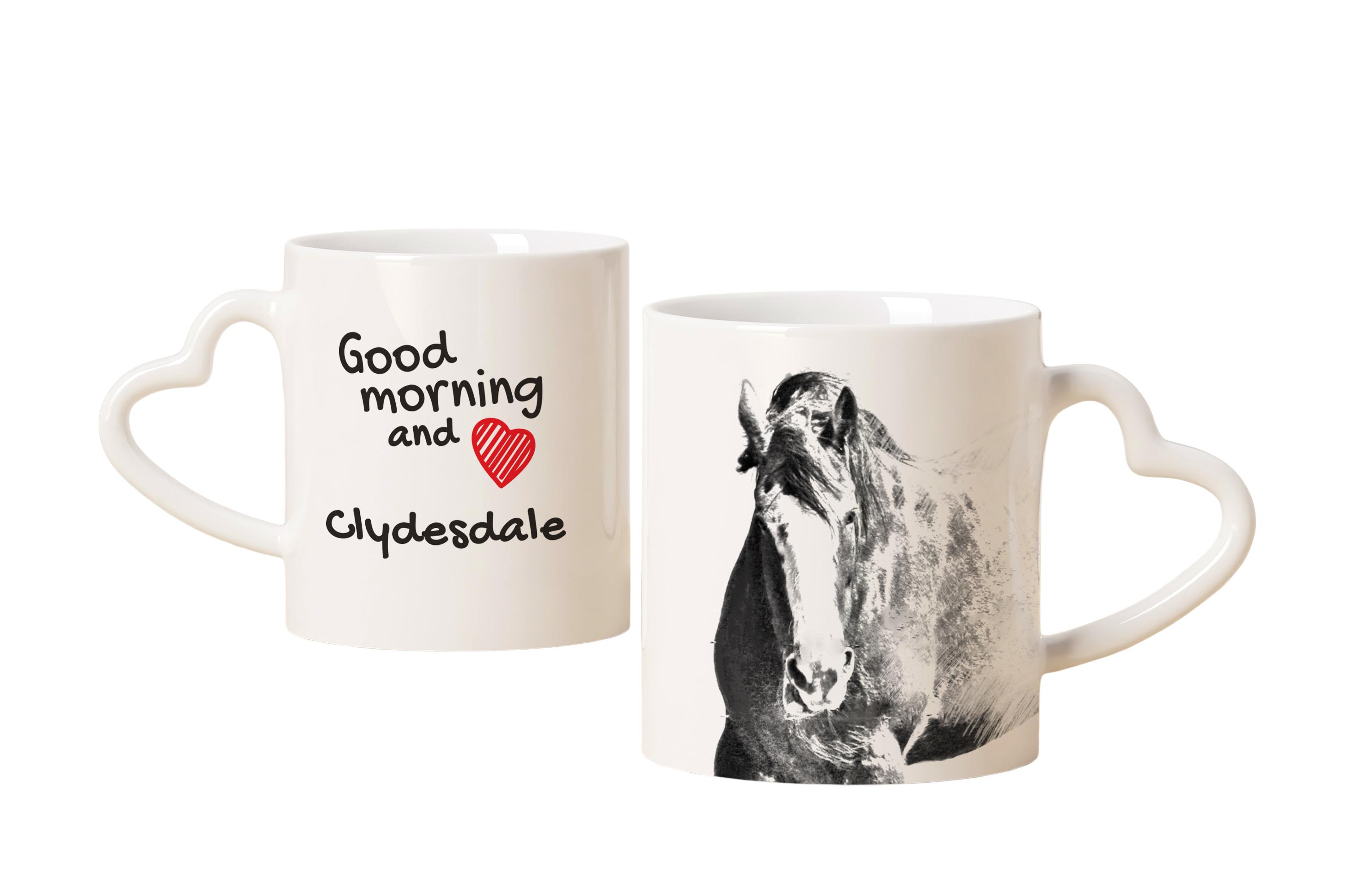 Clydesdale - cup with a horse, a cute cup with a heart-shaped handle, a universal gift from the Art-Dog brand білий
Clydesdale - cup with a horse, a cute cup with a heart-shaped handle, a universal gift from the Art-Dog brand білий
