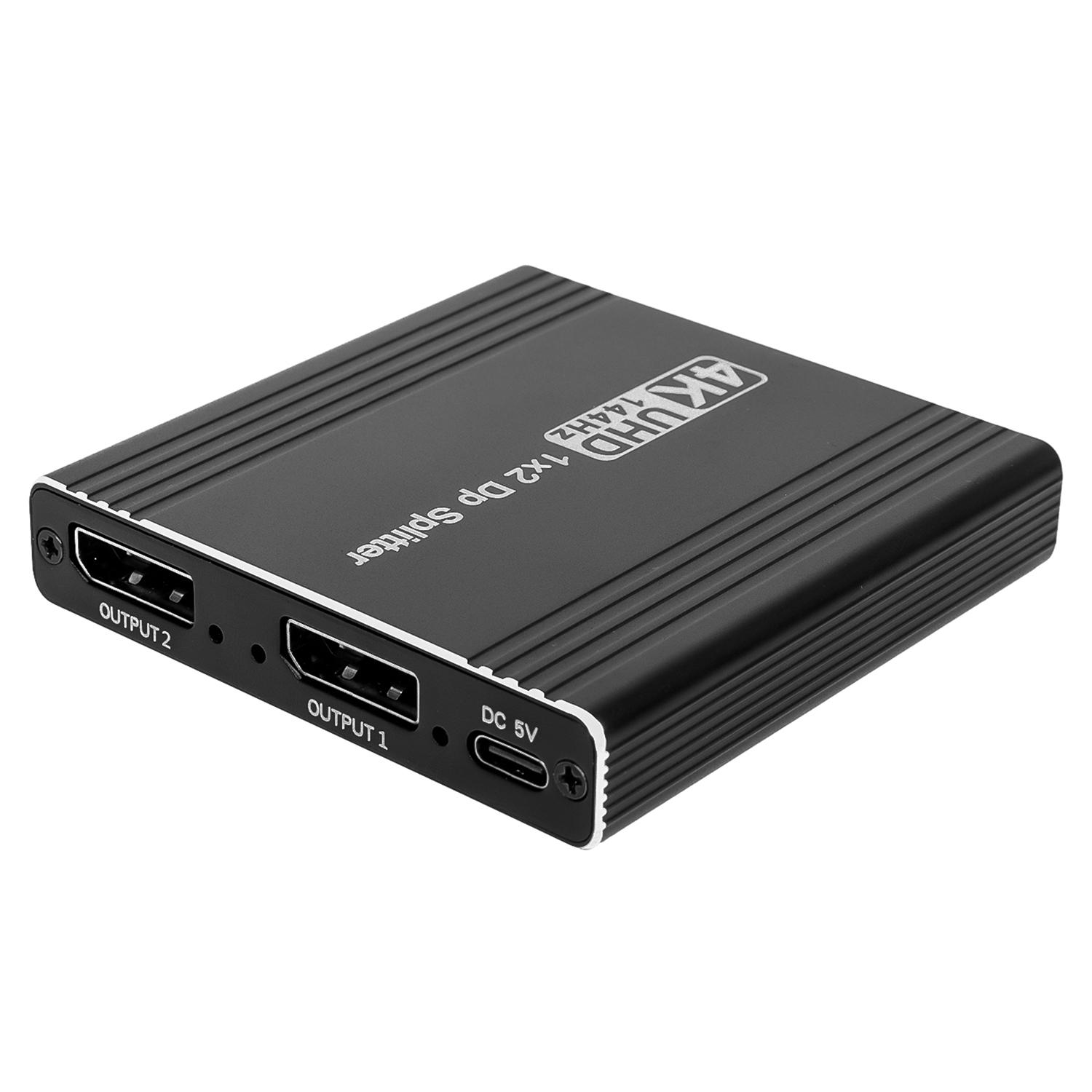 FD DisplayPort 1.4 to Dual DisplayPort MST Hub 1X2 4K144HZ Audio Extractor Splitter Support Mirror Extend Mode EU Plug
FD DisplayPort 1.4 to Dual DisplayPort MST Hub 1X2 4K144HZ Audio Extractor Splitter Support Mirror Extend Mode EU Plug