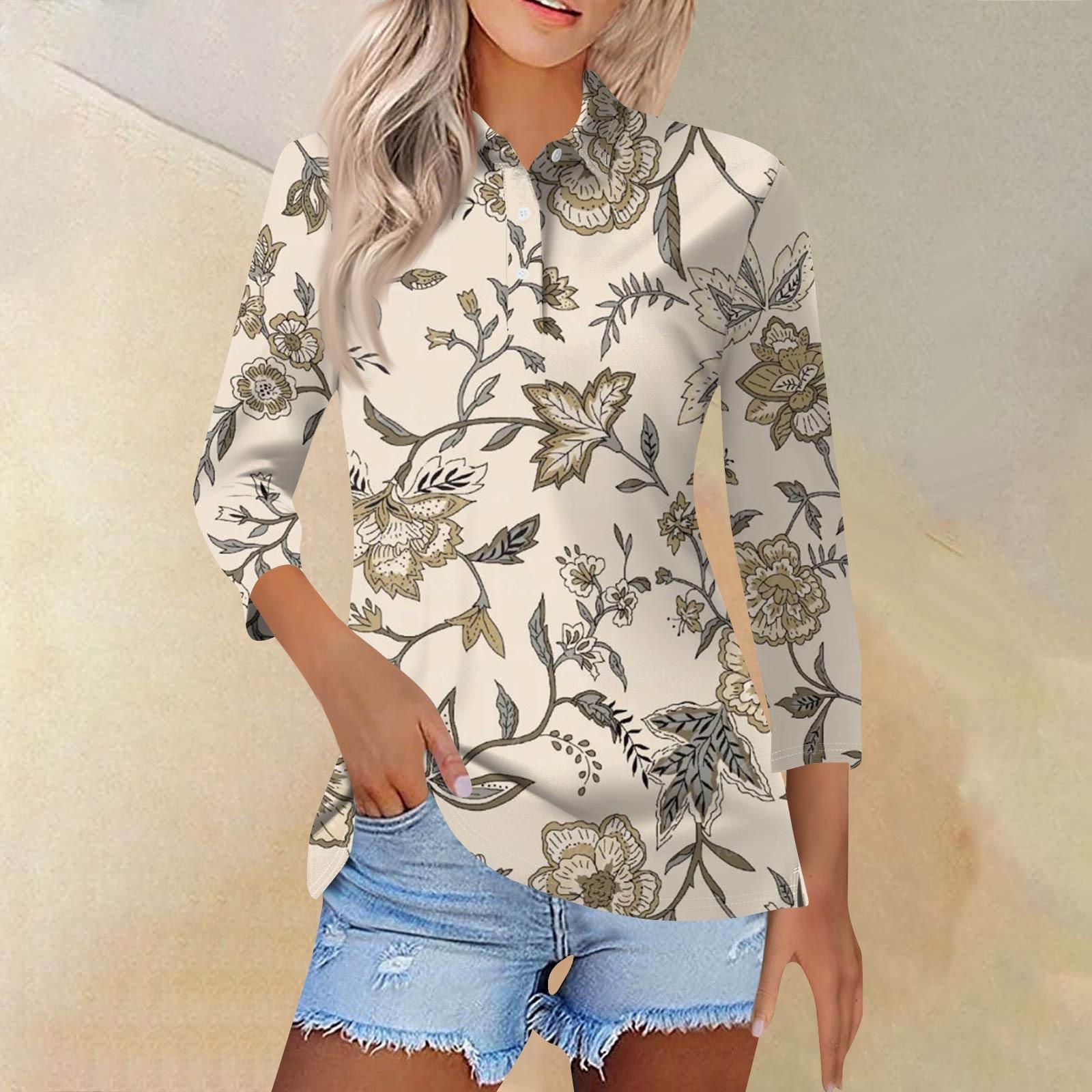 Women s Fashion Casual Lapel Short Sleeve Printed Shirt Women s Button Up Tops XXXL хаки
Women s Fashion Casual Lapel Short Sleeve Printed Shirt Women s Button Up Tops XXXL хаки