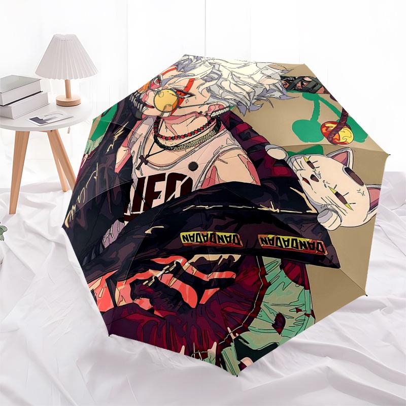 1pc Jujutsu Kaisen Satoru Gojo Inspired Automatic Opening Folding Umbrella with 8-Bone Iron Frame Portable for Fans, Travelers, Everyday Use, Festival
1pc Jujutsu Kaisen Satoru Gojo Inspired Automatic Opening Folding Umbrella with 8-Bone Iron Frame Portable for Fans, Travelers, Everyday Use, Festival
