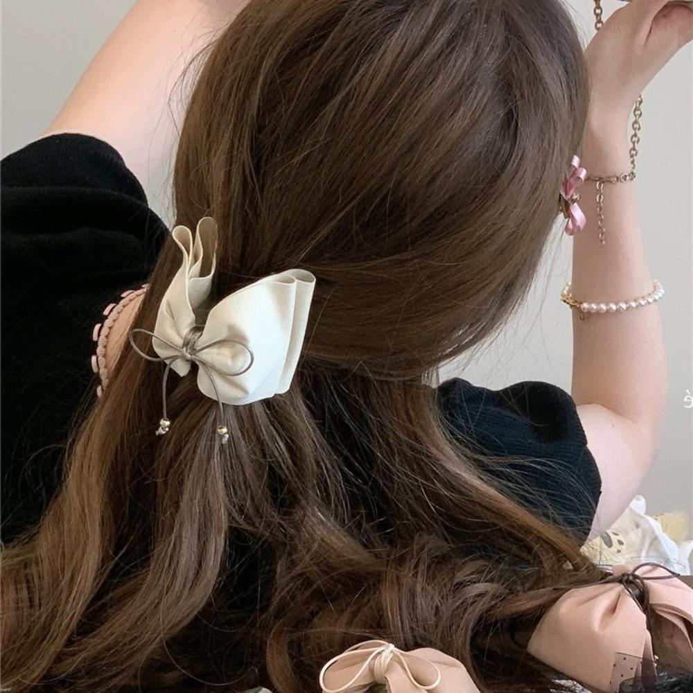 Non-slip Chamois Hair Claw Elegant Bowknot Tassels Hair Clip Personality Suede Bow Crab Clip Gift верблюд
Non-slip Chamois Hair Claw Elegant Bowknot Tassels Hair Clip Personality Suede Bow Crab Clip Gift верблюд
