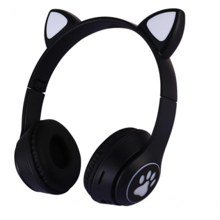 Беспроводные детские наушники SUNROZ Cat MZ-023 с кошачьими ушками и RGB подсветкой Черный
Беспроводные детские наушники SUNROZ Cat MZ-023 с кошачьими ушками и RGB подсветкой Черный