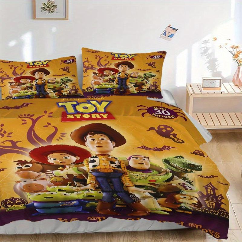 3pcs Horror Theme Woody and Friends Bedding Set, Including 1 Quilt Cover and 2 Pillow Shams, Without Filling, Soft and Comfortable Home Bedr 135x200cm
3pcs Horror Theme Woody and Friends Bedding Set, Including 1 Quilt Cover and 2 Pillow Shams, Without Filling, Soft and Comfortable Home Bedr 135x200cm