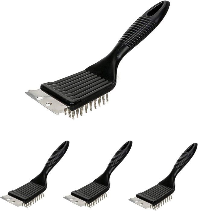 Brosse de nettoyage pour barbecue - Jardin piscine - Lot de 4 - Acier inoxydable - Légère - 21cm
Brosse de nettoyage pour barbecue - Jardin piscine - Lot de 4 - Acier inoxydable - Légère - 21cm