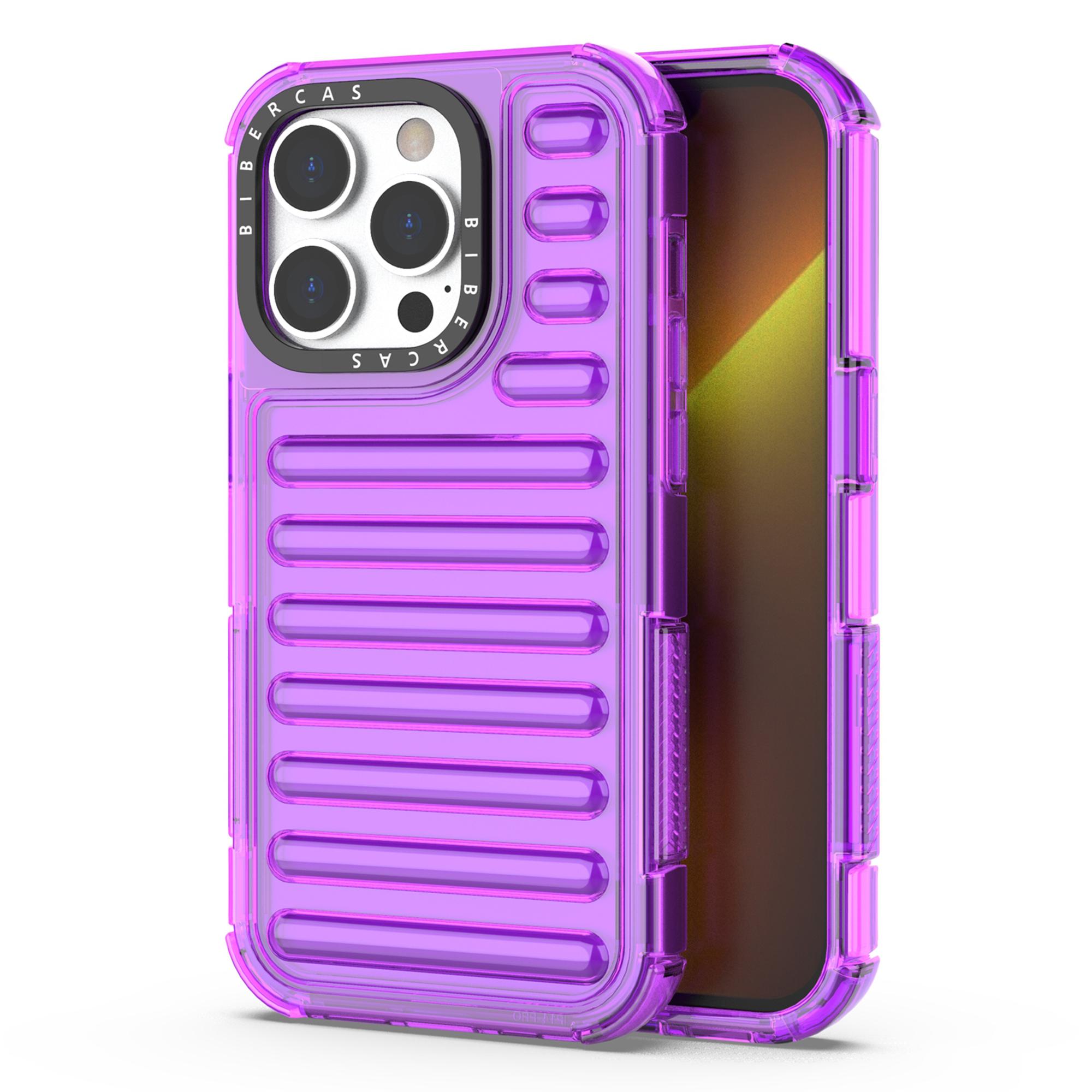 For iPhone 14 Pro Case Stripe Design Anti-Slip Detachable TPU+PC Phone Cover Purple
For iPhone 14 Pro Case Stripe Design Anti-Slip Detachable TPU+PC Phone Cover Purple