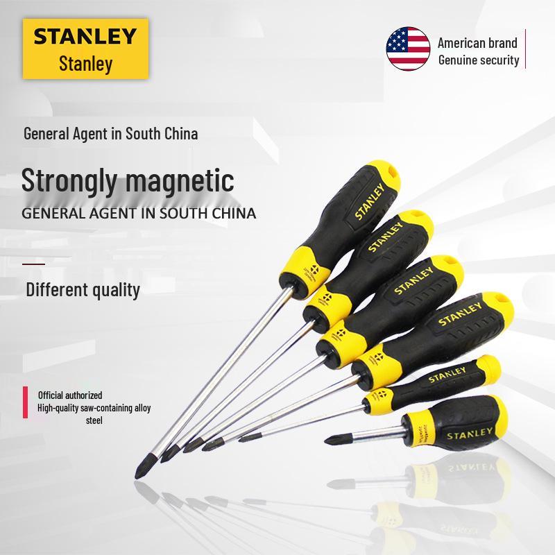 Stanley Industrial Screwdriver Set: Flathead, Phillips, Small Torx, Magnetic Tips, Super Hard PH0 (3mm) × 50mm
Stanley Industrial Screwdriver Set: Flathead, Phillips, Small Torx, Magnetic Tips, Super Hard PH0 (3mm) × 50mm