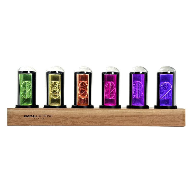 Cyberpunk RGB LED Nixie Tube Digital Clock for Desktop/Tabletop Decor
Cyberpunk RGB LED Nixie Tube Digital Clock for Desktop/Tabletop Decor