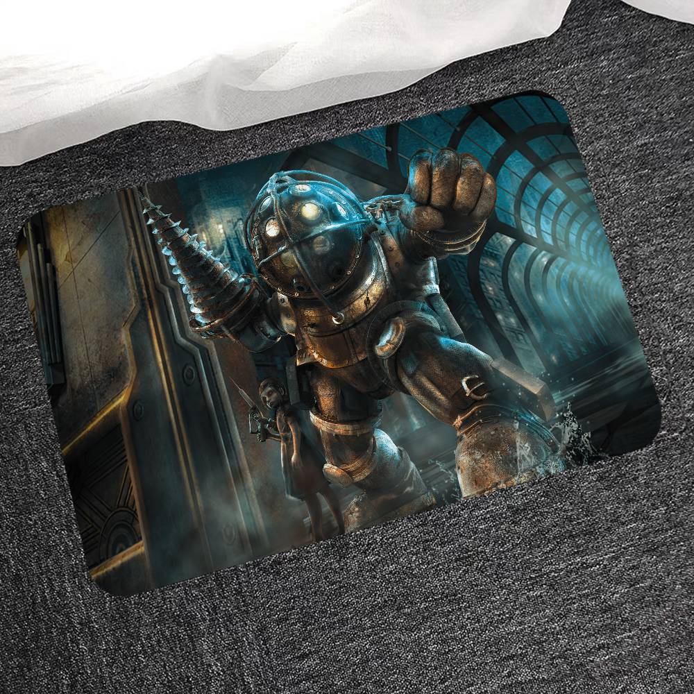 BioShock Game Themed Floor Mat Non Slip Bathroom Toilet Mats for Bedroom Hotel Home Decor Nordic 40x60 cm
BioShock Game Themed Floor Mat Non Slip Bathroom Toilet Mats for Bedroom Hotel Home Decor Nordic 40x60 cm