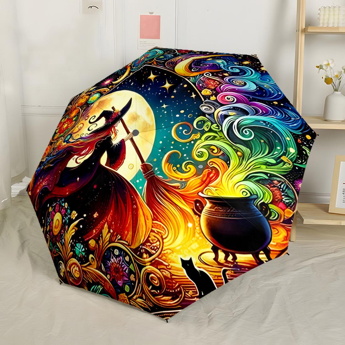 Witchcraft And Dragon Magic Portable Automatic Umbrella Compact 8-Rib Design Compact Design for Outdoor Daily Use Elegant Women s Umbrella
Witchcraft And Dragon Magic Portable Automatic Umbrella Compact 8-Rib Design Compact Design for Outdoor Daily Use Elegant Women s Umbrella