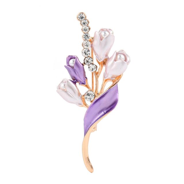 Элегантный золотой цветок тюльпан брошь сладкие цветы булавка подарок для женщин свадьба помолвка вечеринка ювелирные изделия подарки фиолетовый
Элегантный золотой цветок тюльпан брошь сладкие цветы булавка подарок для женщин свадьба помолвка вечеринка ювелирные изделия подарки фиолетовый