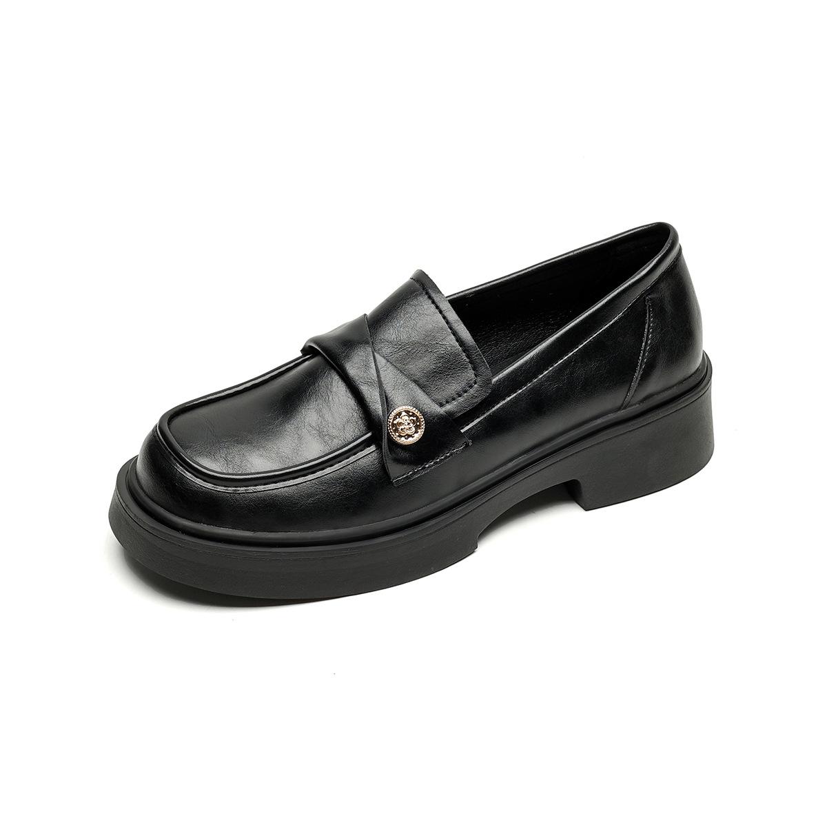 Weiwei girl 75-93 platform loafers women s velvet one-pedal black small leather shoes British style single shoes women s autumn 35
Weiwei girl 75-93 platform loafers women s velvet one-pedal black small leather shoes British style single shoes women s autumn 35