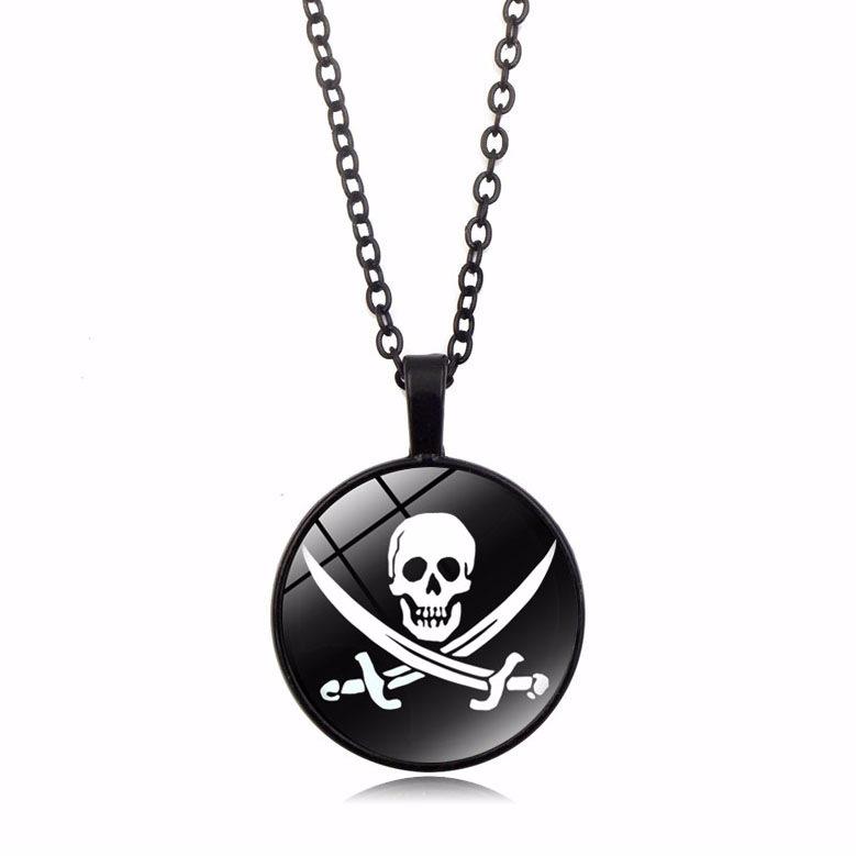 Pirate Skull Glass Pendant Necklace Women s Versatile Sweater Chain Accessory
Pirate Skull Glass Pendant Necklace Women s Versatile Sweater Chain Accessory