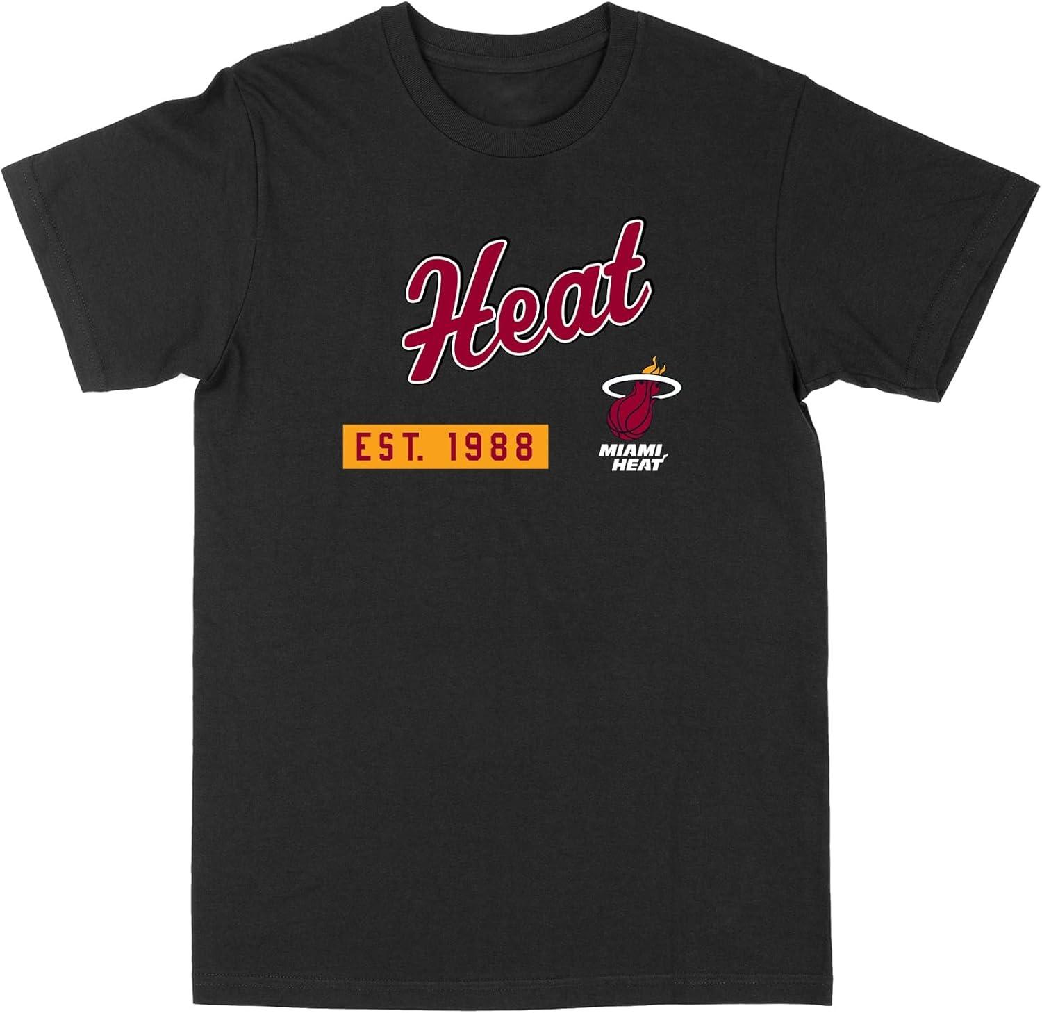 Футболка Philcos NBA Miami Heat, основана в 1988 году, черная S чёрный
Футболка Philcos NBA Miami Heat, основана в 1988 году, черная S чёрный