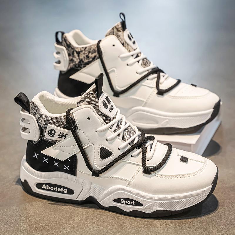 2025 autumn and winter new men s shoes medium top men s casual shoes Korean version fashion trendy shoes Guochao sports shoes men s leather shoes 44
2025 autumn and winter new men s shoes medium top men s casual shoes Korean version fashion trendy shoes Guochao sports shoes men s leather shoes 44