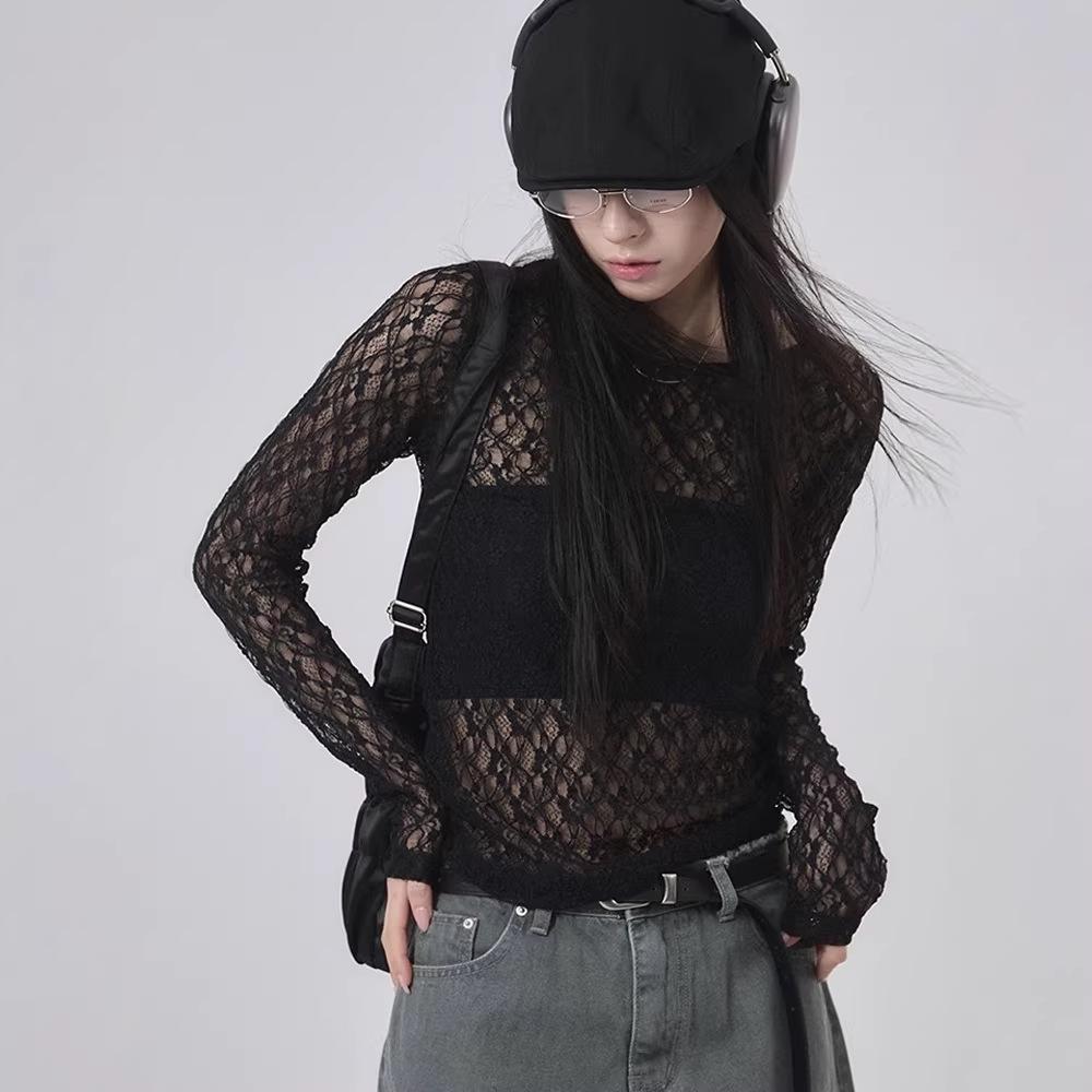 Japanese Style Three-Color Lace Bubble Long-Sleeve Nylon Women s T-shirt One Size чорний
Japanese Style Three-Color Lace Bubble Long-Sleeve Nylon Women s T-shirt One Size чорний