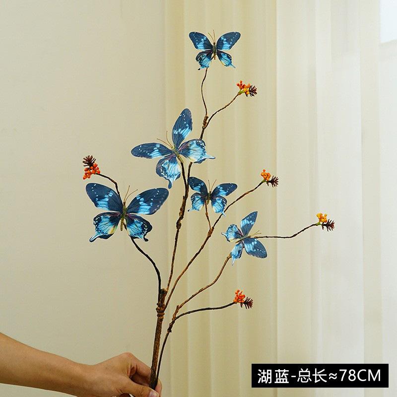 New creative simulation 5-head flower butterfly simulation flower, European-style home restaurant ornament flower arrangement photography fake flower озеро синий
New creative simulation 5-head flower butterfly simulation flower, European-style home restaurant ornament flower arrangement photography fake flower озеро синий