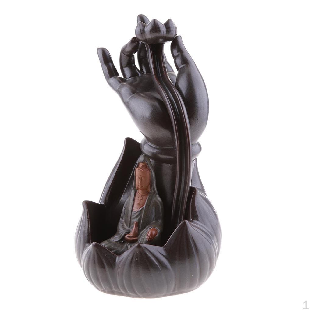 Ceramic Handmade Censer Smoke Burner Backflow Holder Guanyin #2
Ceramic Handmade Censer Smoke Burner Backflow Holder Guanyin #2
