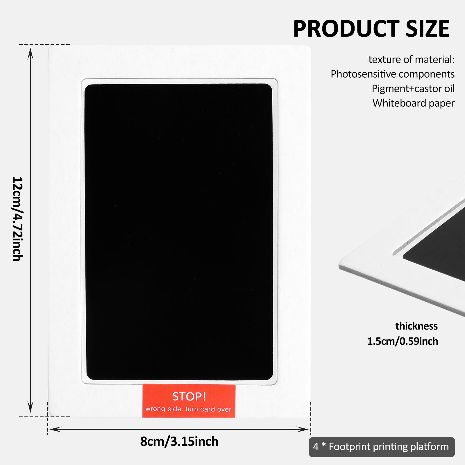 Inkless Baby Hand and Footprint Kit, Ink Pad Safe No Mess Printing Infant Hand Foot Stamp,4 Pack Newborn Inkless Print Pads
Inkless Baby Hand and Footprint Kit, Ink Pad Safe No Mess Printing Infant Hand Foot Stamp,4 Pack Newborn Inkless Print Pads