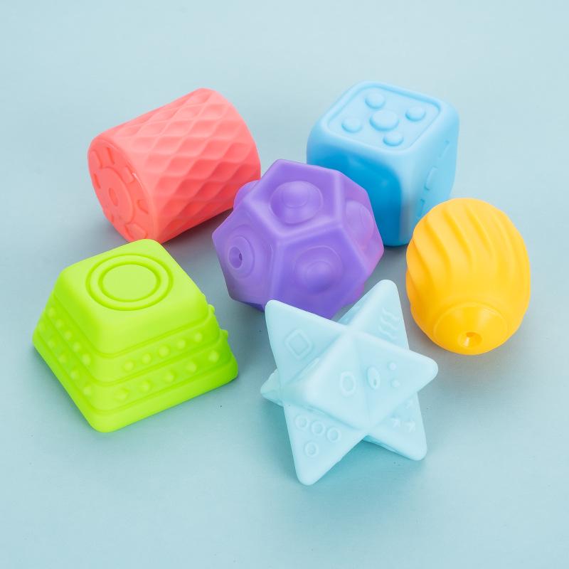 Детский мягкий резиновый прорезыватель и сенсорный массажный мяч - Развивающая игрушка для захвата
Детский мягкий резиновый прорезыватель и сенсорный массажный мяч - Развивающая игрушка для захвата