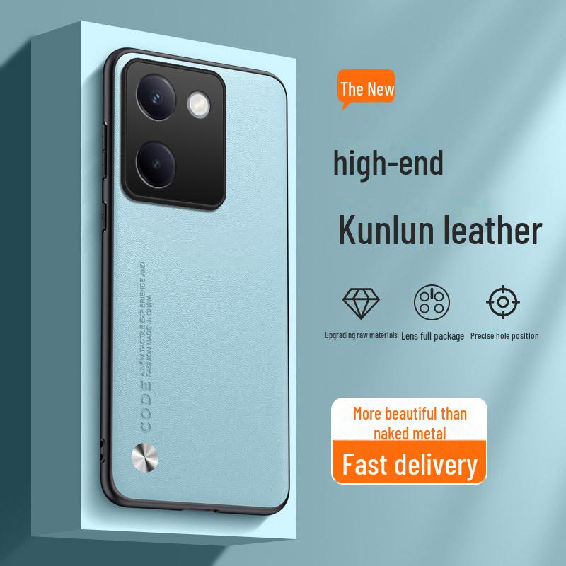 Vivo Y100 Plain Leather Case - Anti-Fall Protective Cover for Y78T1 and Y35, with Kevlar Y77E Full Shell Y70S
Vivo Y100 Plain Leather Case - Anti-Fall Protective Cover for Y78T1 and Y35, with Kevlar Y77E Full Shell Y70S