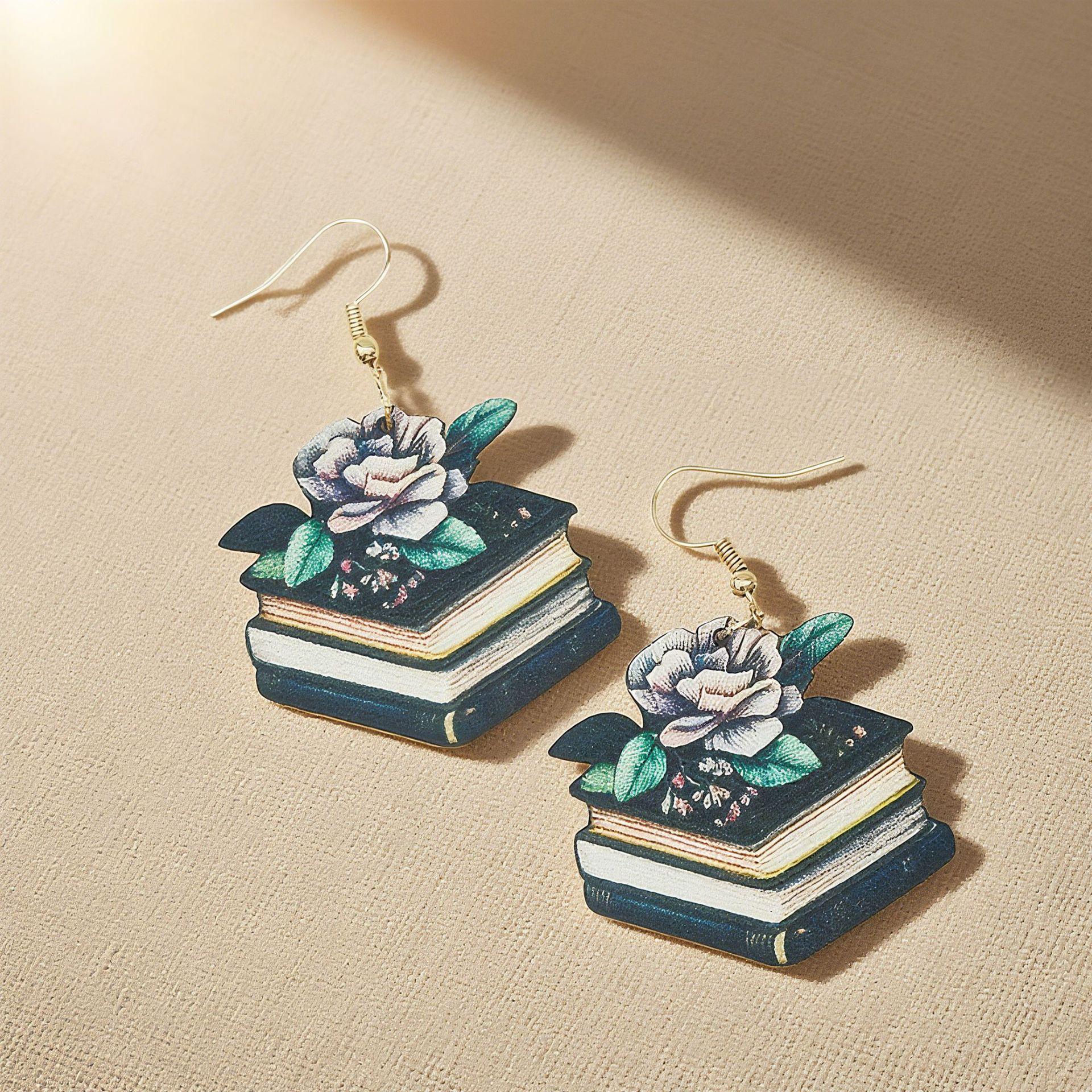 Flower book wooden earrings earrings earrings earrings are suitable for back-to-school season, back-to-school season, teacher s day gifts різнокольоровий
Flower book wooden earrings earrings earrings earrings are suitable for back-to-school season, back-to-school season, teacher s day gifts різнокольоровий