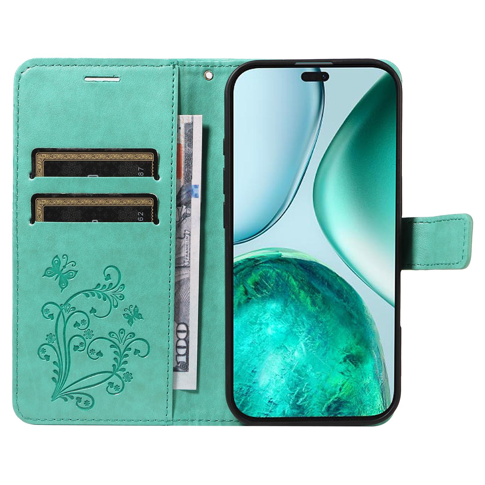 For Honor X8c 4G Wallet Case Floral Butterfly Imprinted Leather Phone Cover Stand Green
For Honor X8c 4G Wallet Case Floral Butterfly Imprinted Leather Phone Cover Stand Green