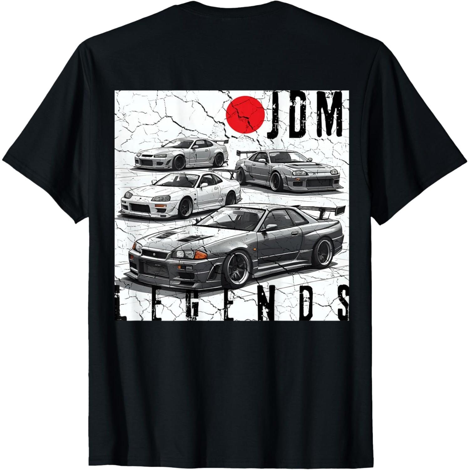Backprint Distress JDM Legends Race Cars Japanese Flag Gifts T-Shirt S чёрный
Backprint Distress JDM Legends Race Cars Japanese Flag Gifts T-Shirt S чёрный