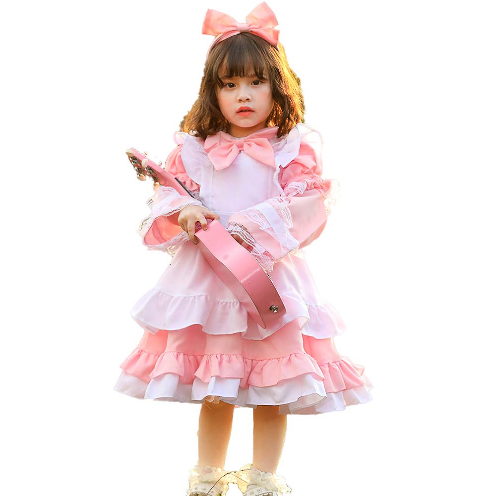 YUEEI Maid Costume for Kids, Alice, Halloween, Cosplay, Fancy Dress, Girls, One Piece, Short Sleeve, Long Sleeve, Cute, Party, Event, Performance
YUEEI Maid Costume for Kids, Alice, Halloween, Cosplay, Fancy Dress, Girls, One Piece, Short Sleeve, Long Sleeve, Cute, Party, Event, Performance