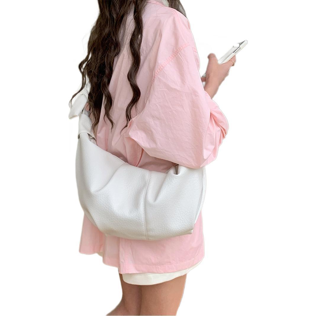 Большая плиссированная сумка-мешок из мягкой кожи в стиле ретро с непринужденным стилем и универсальная сумка через плечо для поездок на работу белый
Большая плиссированная сумка-мешок из мягкой кожи в стиле ретро с непринужденным стилем и универсальная сумка через плечо для поездок на работу белый