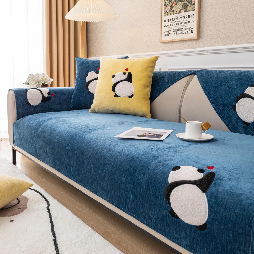 Чехлы для диванов с рисунком панды из мультфильма, роскошные универсальные нескользящие кожаные подушки для дивана, защитные чехлы для мебели в гостиную 70x70cm 1pcs
Чехлы для диванов с рисунком панды из мультфильма, роскошные универсальные нескользящие кожаные подушки для дивана, защитные чехлы для мебели в гостиную 70x70cm 1pcs