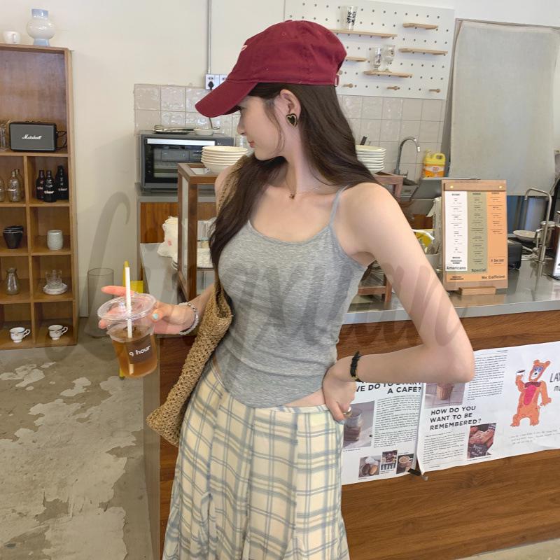 Apricot Sleeveless Camisole with Chest Pads - Women s Summer 2026 Inner Wear Top Small серый
Apricot Sleeveless Camisole with Chest Pads - Women s Summer 2026 Inner Wear Top Small серый