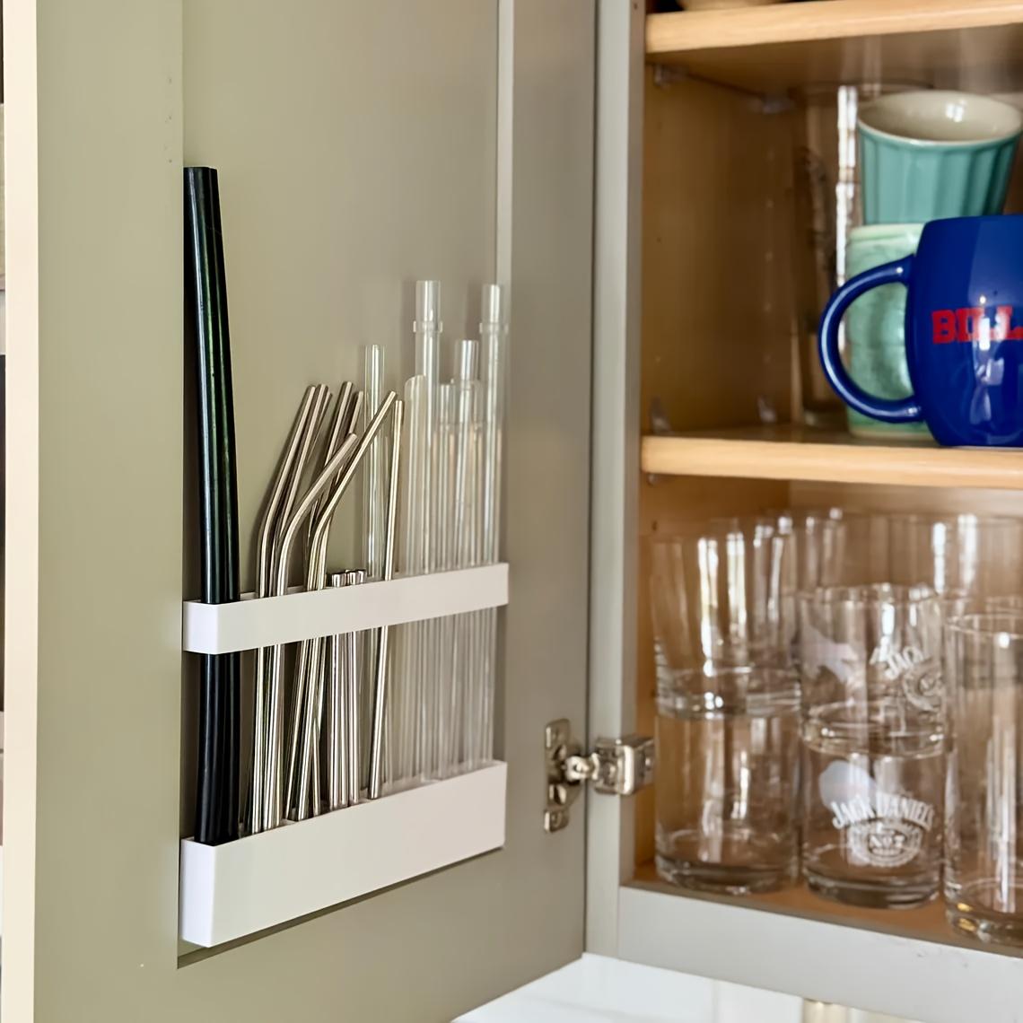 Height Straw Holder | Plastic, Space-Saving Installation on Cabinet Doors for Easy Access
Height Straw Holder | Plastic, Space-Saving Installation on Cabinet Doors for Easy Access
