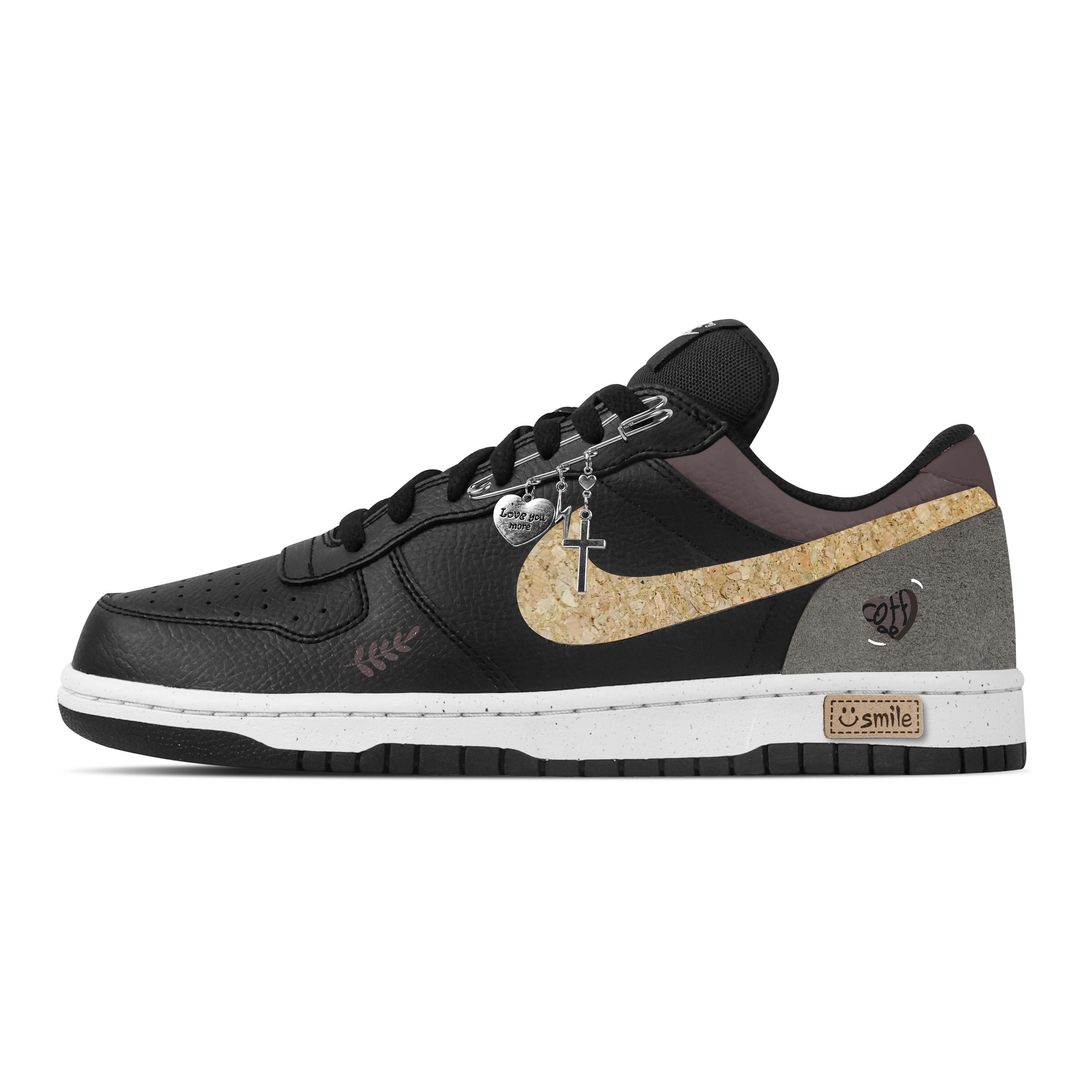 Nike Big Heartfelt Touch Bracelet Abrasion Resistant Breathable Low top Skateboard Shoes Men s Black Brown 355152-016(Team773-) 42.5
Nike Big Heartfelt Touch Bracelet Abrasion Resistant Breathable Low top Skateboard Shoes Men s Black Brown 355152-016(Team773-) 42.5