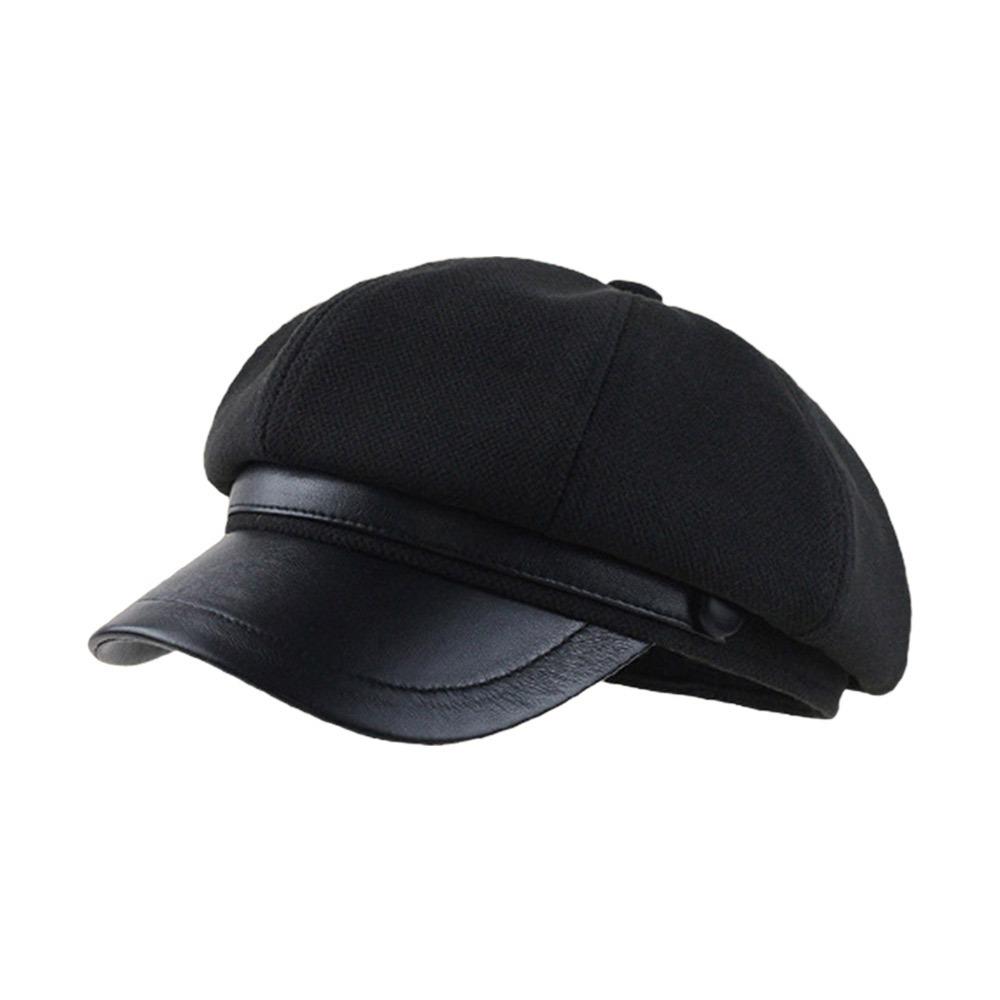 New Solid Color Octagonal Cap Windproof Adjustable Newsboy Hat Warm Beret чёрный
New Solid Color Octagonal Cap Windproof Adjustable Newsboy Hat Warm Beret чёрный