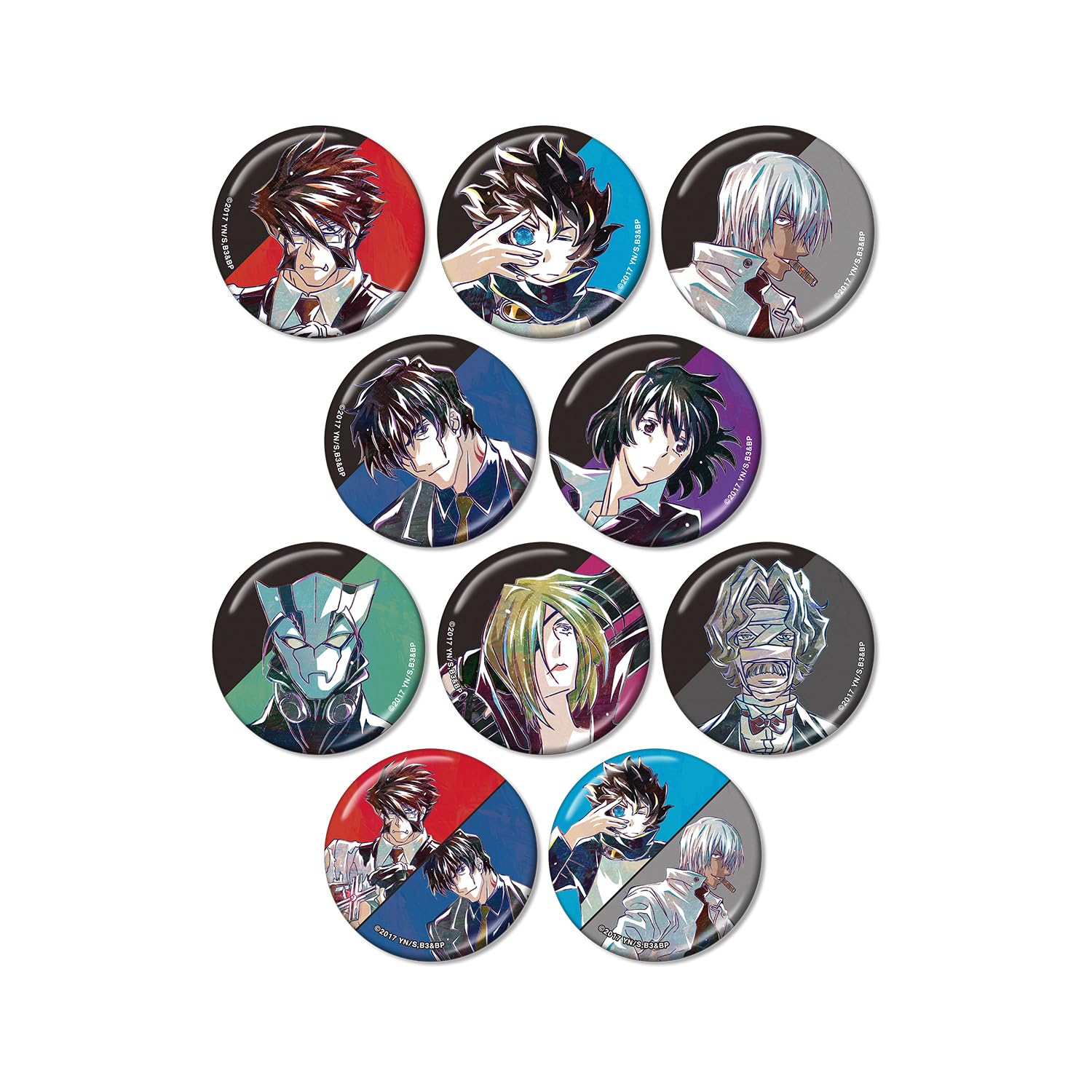 TV Anime Blockade Battlefront Trading Ani Art 4th Edition Metallic Can Badge Box of 10 Blood & Beyond
TV Anime Blockade Battlefront Trading Ani Art 4th Edition Metallic Can Badge Box of 10 Blood & Beyond