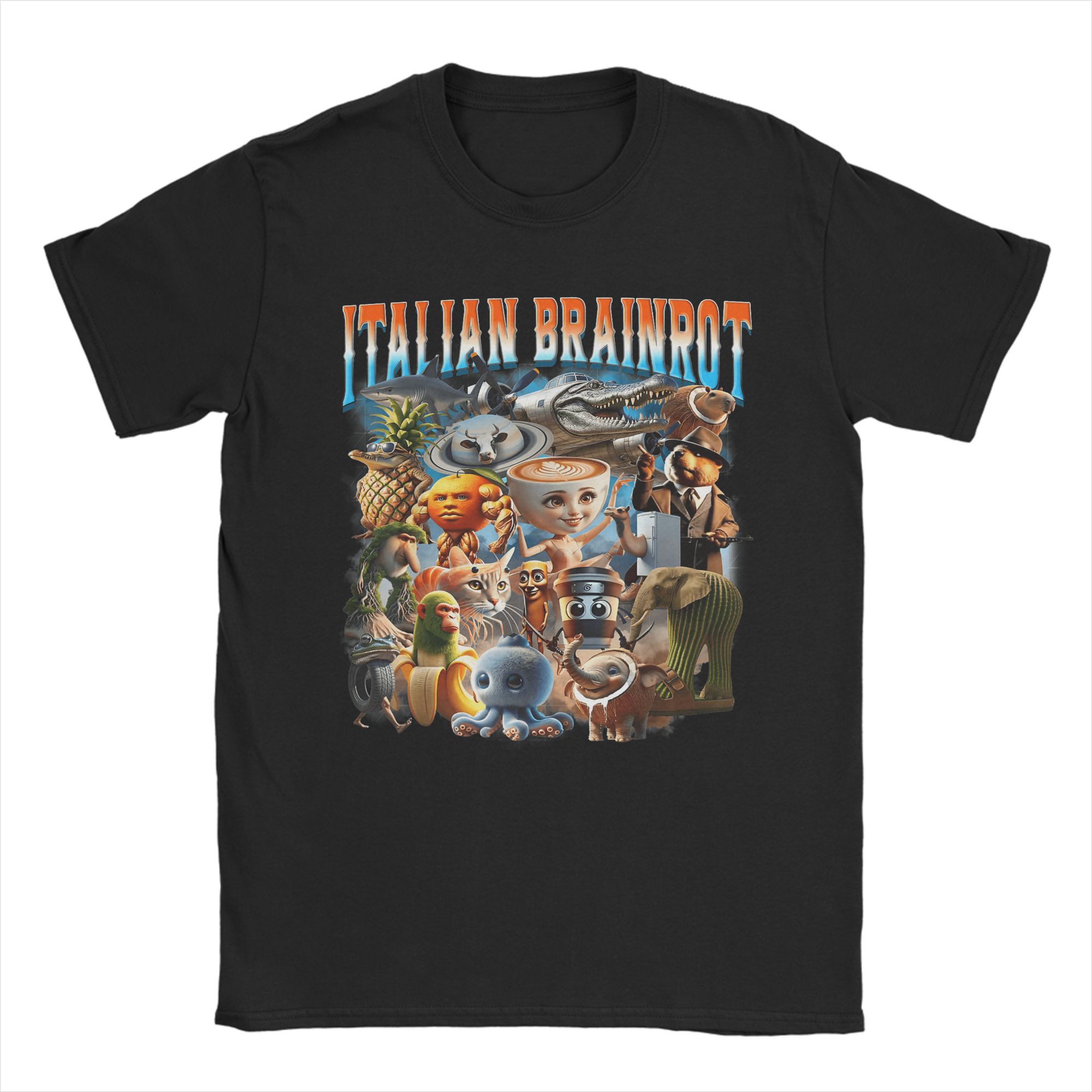 Italian Brainrot Meme Funny T Shirt Couple Funny Cotton T Shirts Summer Comfortable Leisure Tee Shirt Hot Sale Oversized Tops 4XL
Italian Brainrot Meme Funny T Shirt Couple Funny Cotton T Shirts Summer Comfortable Leisure Tee Shirt Hot Sale Oversized Tops 4XL