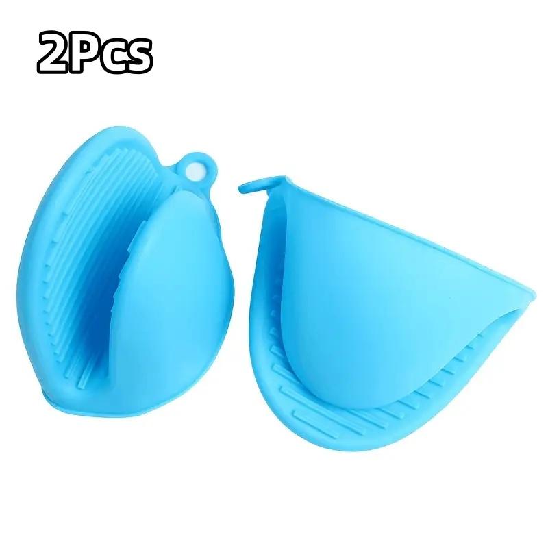 2 шт. силиконовые прихватки-перчатки, нескользящие, кухонные принадлежности, перчатки против ожогов и термоизоляционные, необходимые кухонные инструменты синий
2 шт. силиконовые прихватки-перчатки, нескользящие, кухонные принадлежности, перчатки против ожогов и термоизоляционные, необходимые кухонные инструменты синий