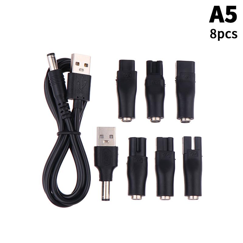 1/6/7/8 шт. Запасной шнур питания 5 В Зарядное устройство USB-адаптер Подходит для всех видов электрических машинок для стрижки волос, триммеров для бороды, бритв A5
1/6/7/8 шт. Запасной шнур питания 5 В Зарядное устройство USB-адаптер Подходит для всех видов электрических машинок для стрижки волос, триммеров для бороды, бритв A5