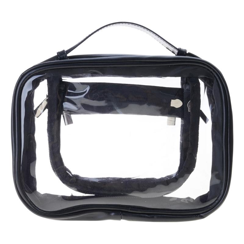 Multifunctional Cosmetic Case Portable Clear Makeup Bag Waterproof Toiletry Organizer with Double Layered for Travel чорний
Multifunctional Cosmetic Case Portable Clear Makeup Bag Waterproof Toiletry Organizer with Double Layered for Travel чорний