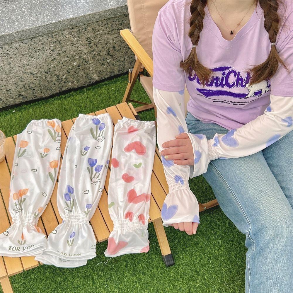 Sleeves Printing Gloves Flower Driving Sun Protection Cooling Sleeves Ice Silk Sleeve Arm Sleeves A
Sleeves Printing Gloves Flower Driving Sun Protection Cooling Sleeves Ice Silk Sleeve Arm Sleeves A