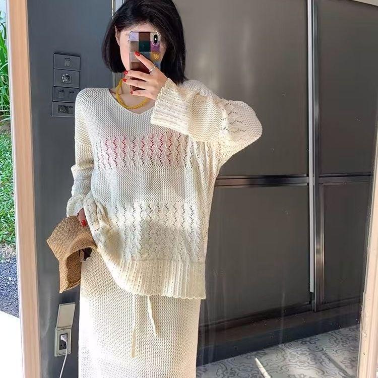 Korean 2026 Women’s Outfit: Gentle Lazy Style Hollow Knit Top & Skirt Set 2XL
Korean 2026 Women’s Outfit: Gentle Lazy Style Hollow Knit Top & Skirt Set 2XL