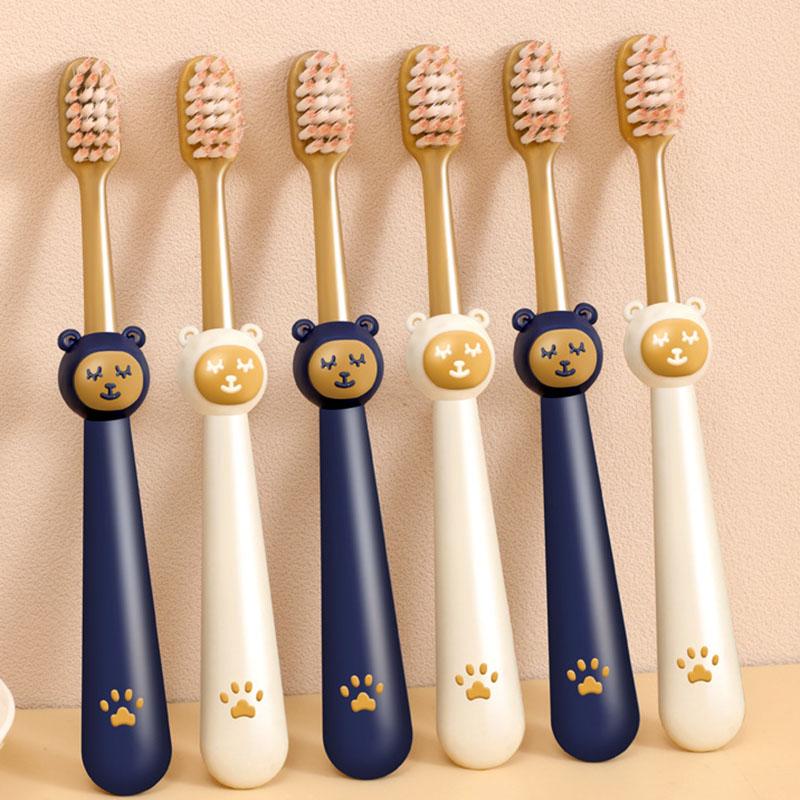 Value Pack Six Children s Toothbrushes Household Soft Bristle Cleaning Brush Preventing Tooth Decay Cartoon Bear Brush Handle
Value Pack Six Children s Toothbrushes Household Soft Bristle Cleaning Brush Preventing Tooth Decay Cartoon Bear Brush Handle