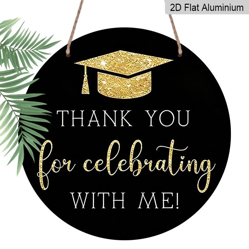 2D Flat Retro Aluminum Wall Stickers in Various Sizes, Graduation-themed Thank-you Decorations, Black and Gold Minimalist Style, Perfect for Home 7.87×7.87inch
2D Flat Retro Aluminum Wall Stickers in Various Sizes, Graduation-themed Thank-you Decorations, Black and Gold Minimalist Style, Perfect for Home 7.87×7.87inch