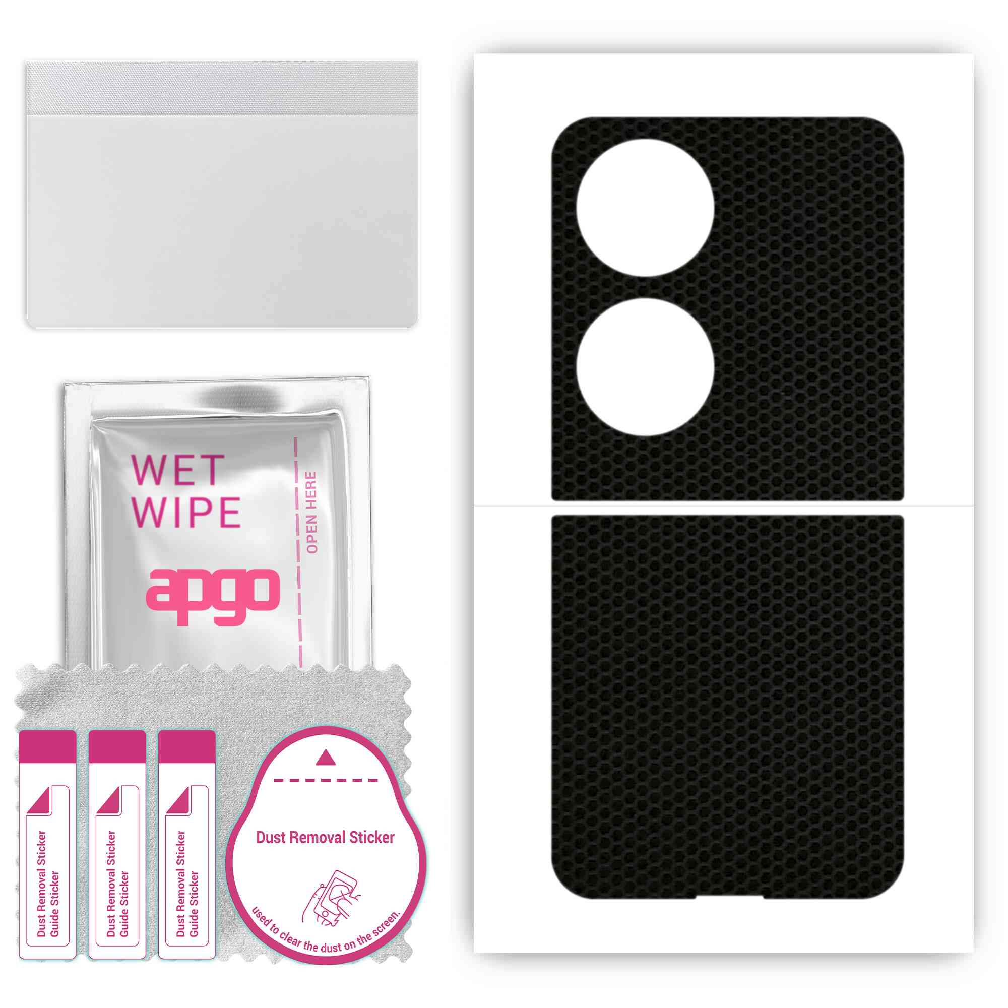 apgo Protective Skin Sticker for the back compatible with Huawei P50 Pocket, Wrap Film, Foil, Vinyl - Pattern Matrix
apgo Protective Skin Sticker for the back compatible with Huawei P50 Pocket, Wrap Film, Foil, Vinyl - Pattern Matrix