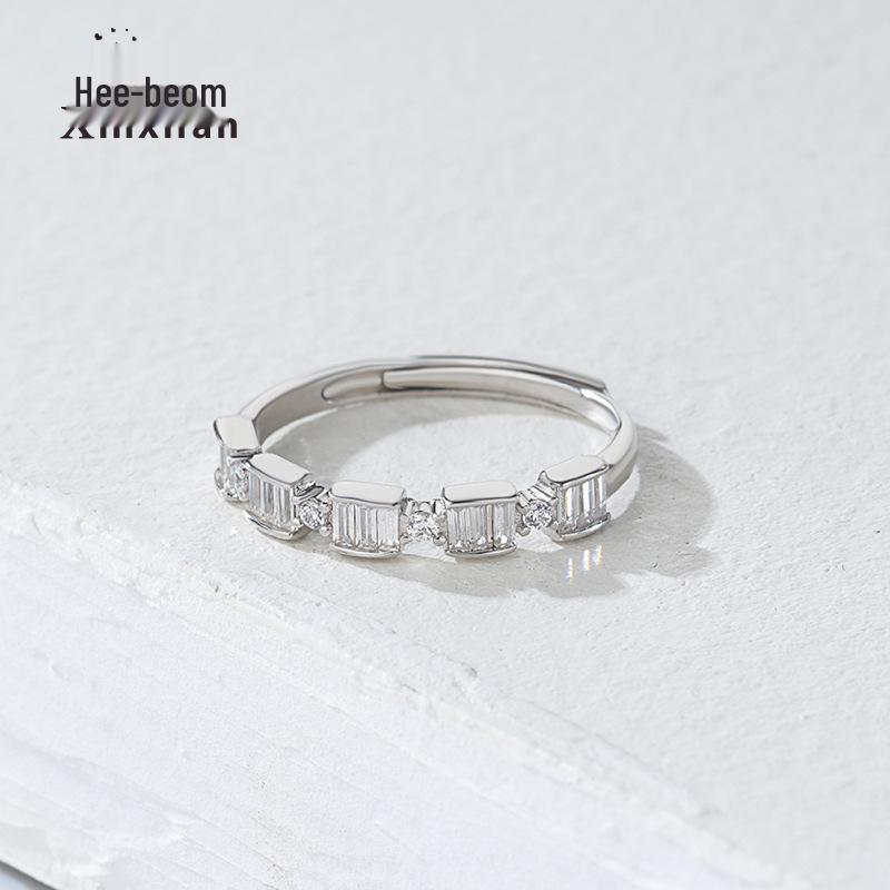 S925 Sterling Silver Women s Square Diamond Ring - Minimalist Japanese & Korean Influencer Style Luxury Fashion Rose Gold - 925 Sterling Silver
S925 Sterling Silver Women s Square Diamond Ring - Minimalist Japanese & Korean Influencer Style Luxury Fashion Rose Gold - 925 Sterling Silver