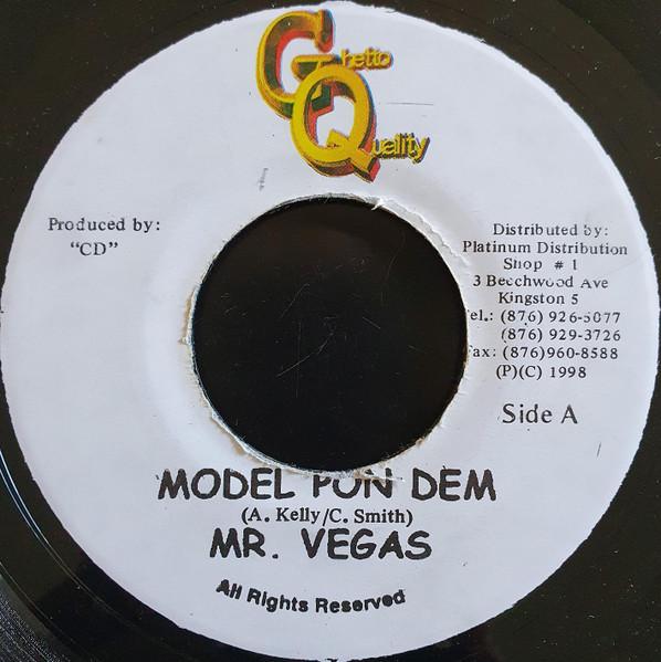 7inch Record MR. VEGAS / U.T. DREAD - Model Pon Dem / Shotta Bwoy NONE Ghetto Quality 1998 Jamaica Reggae, Ska & Dub Used
7inch Record MR. VEGAS / U.T. DREAD - Model Pon Dem / Shotta Bwoy NONE Ghetto Quality 1998 Jamaica Reggae, Ska & Dub Used